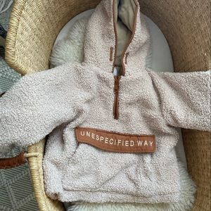 Zara Sherpa hoodie 2-3